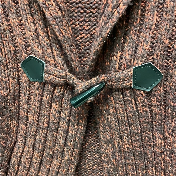 EUC Bench Red Deep Cardigan Sweater with Shawl Collar. Size Large. - Picture 3 of 7